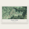 Piney View, West Virginia map print, the full design