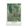 Map of Quinwood, West Virginia, 12 x 18 inch unframed archival matte print
