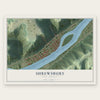 Shrewsbury, West Virginia map print, the full design