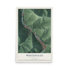 Map of Whitesville, West Virginia, 12 x 18 inch unframed archival matte print