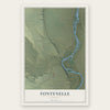 Fontenelle, Wyoming map print, the full design