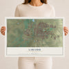 Map of Laramie, Wyoming, 12 x 18 inch unframed archival matte print