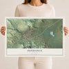 Map of Sundance, Wyoming, 12 x 18 inch unframed archival matte print
