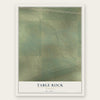 Table Rock, Wyoming map print, the full design