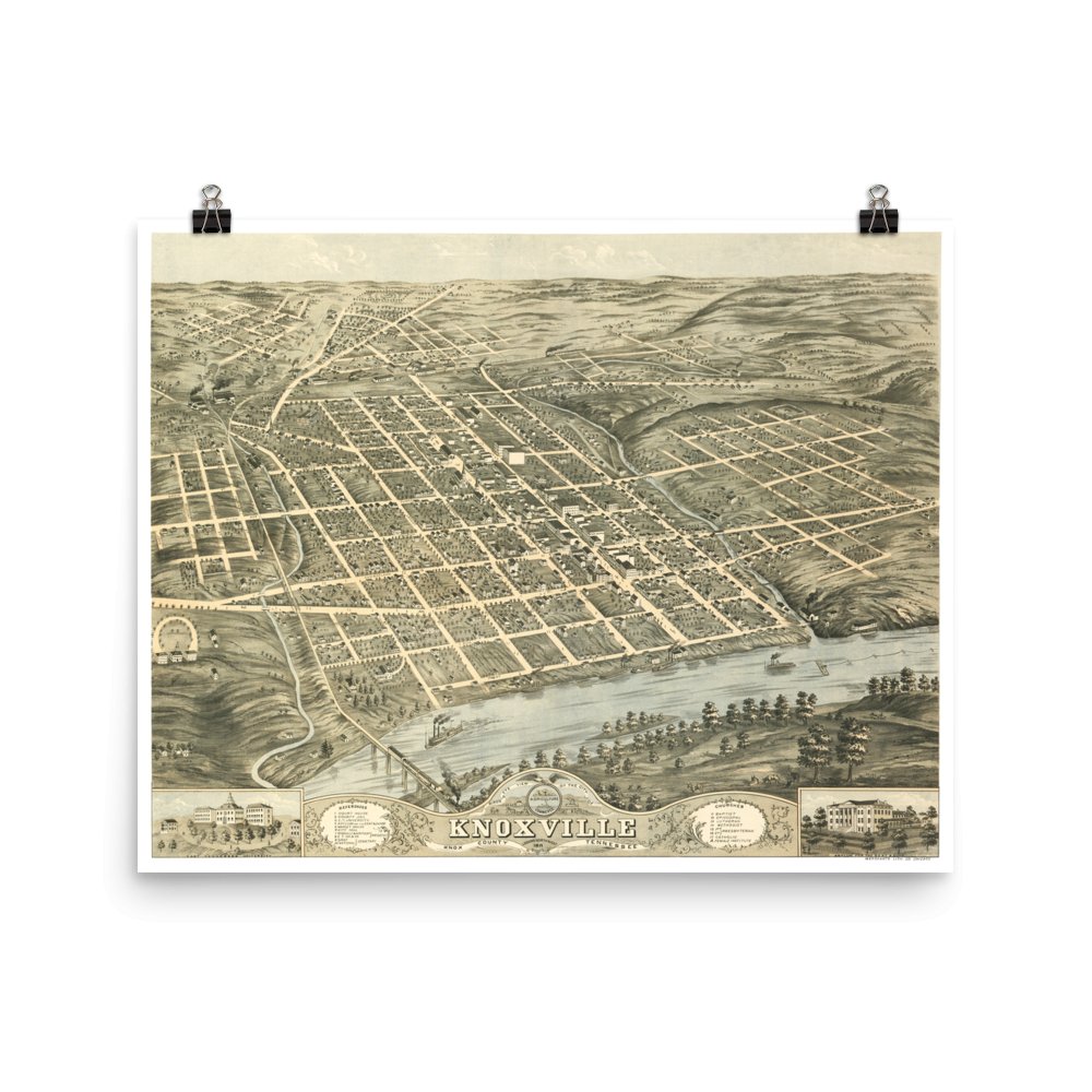 Knoxville, TN 1871 - Available at KNOWOL