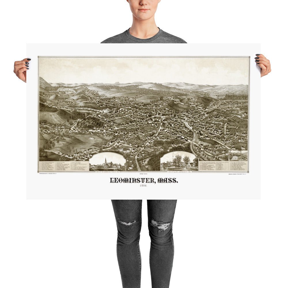 Leominster, MA 1886 - Available at KNOWOL