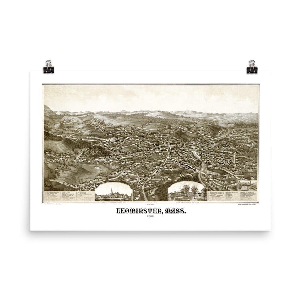 Leominster, MA 1886 - Available at KNOWOL