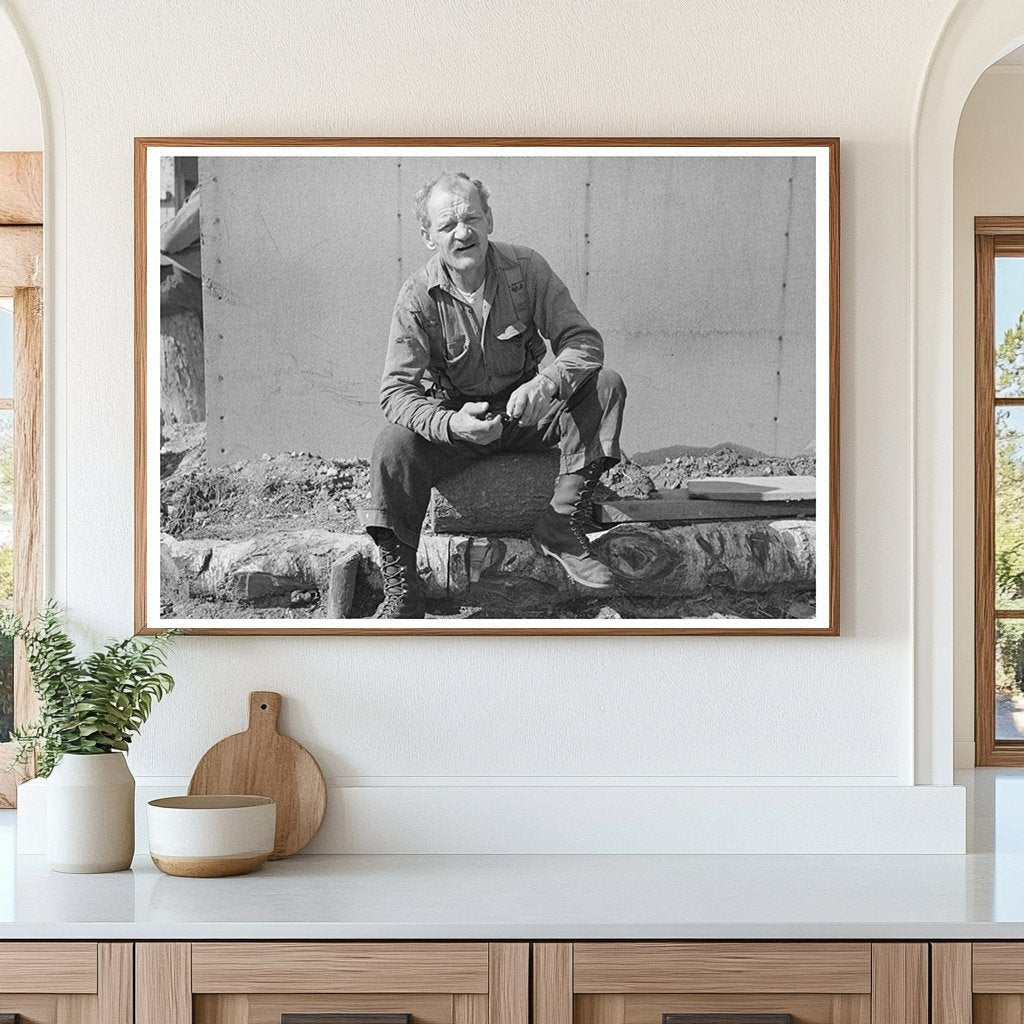 Lumberjack Camp in Effie Minnesota September 1937 - Available at KNOWOL