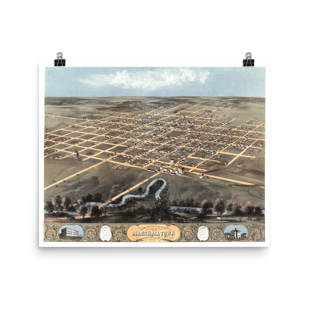 Marshalltown, IA 1868 - Available at KNOWOL