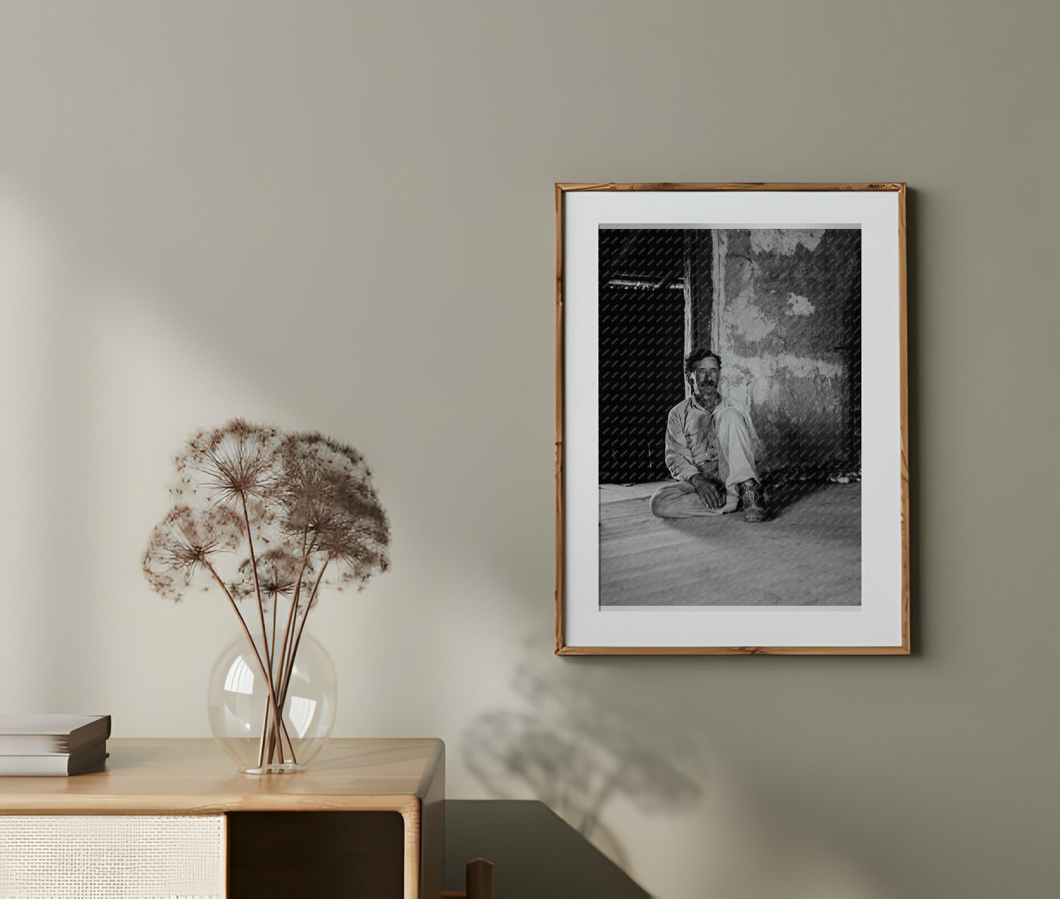 Mexican Field Hand Working on New Mexico Farm August 1936 Vintage Photograph - Available at KNOWOL
