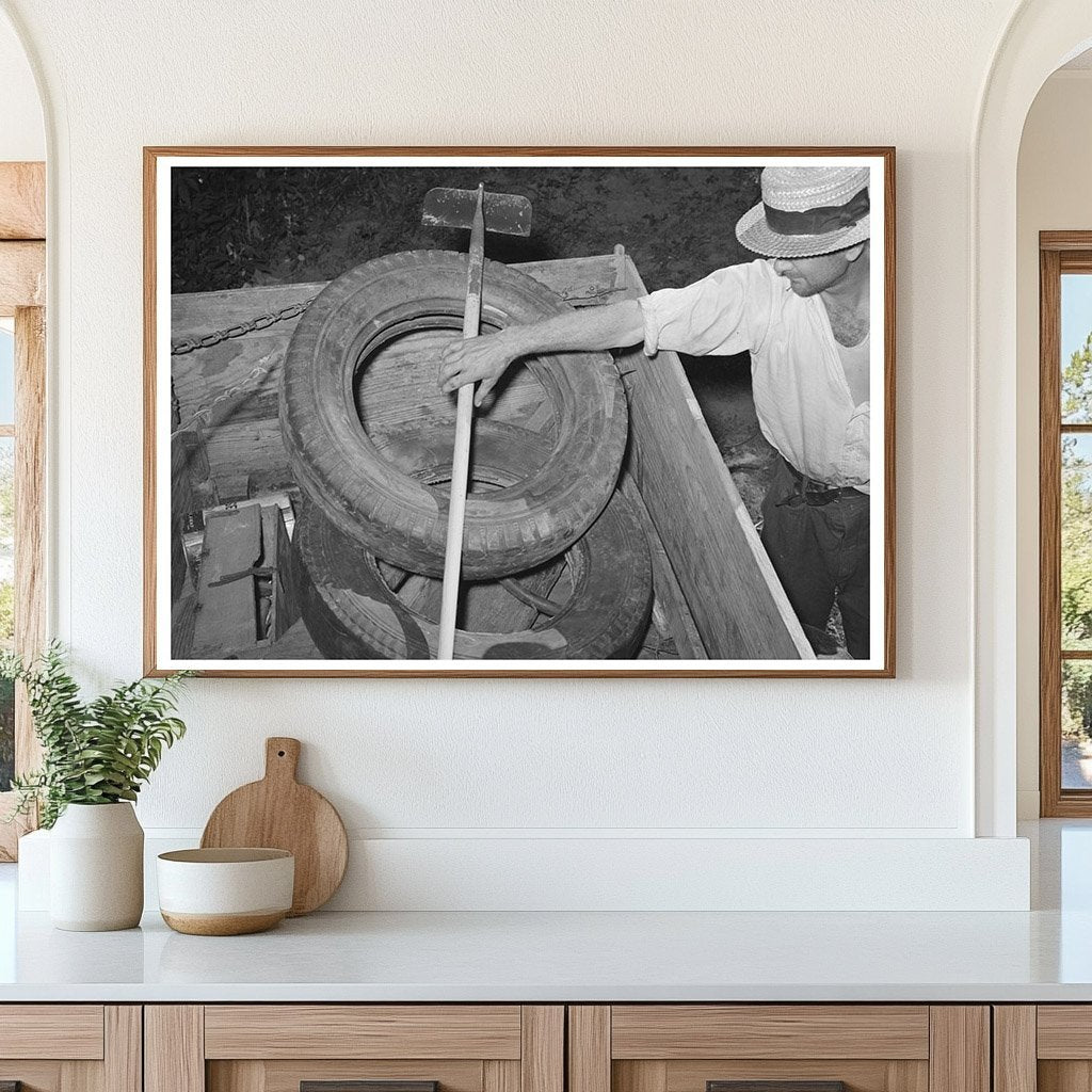 Migrant Worker in Oklahoma 1939 Vintage Photograph - Available at KNOWOL