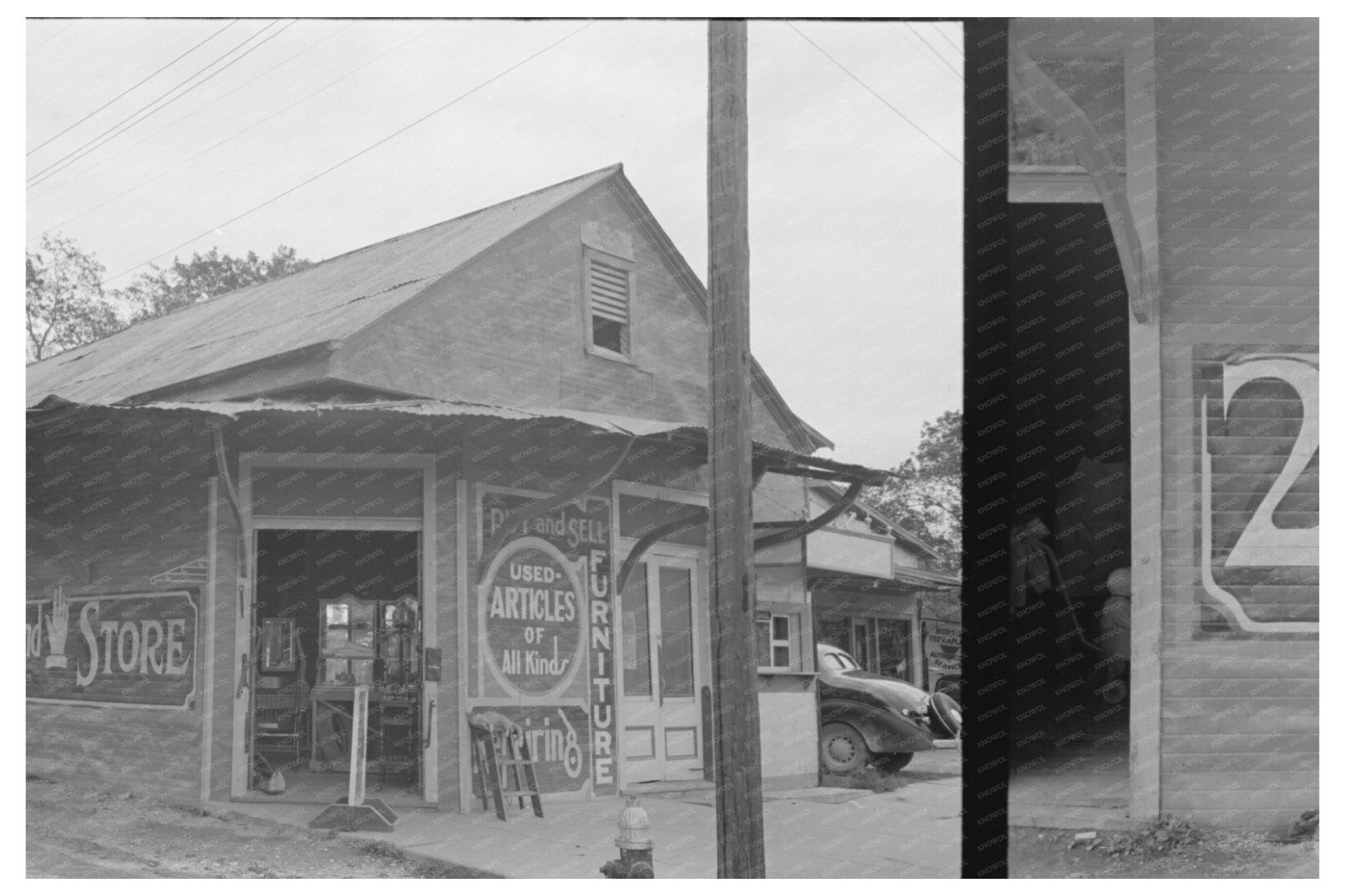 Morgan City Louisiana Sign October 1938 Vintage Photo - Available at KNOWOL