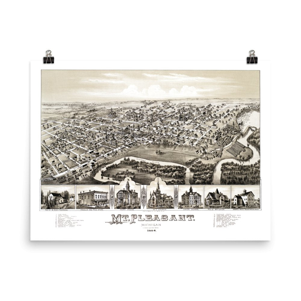Mount Pleasant, MI 1884 - Available at KNOWOL