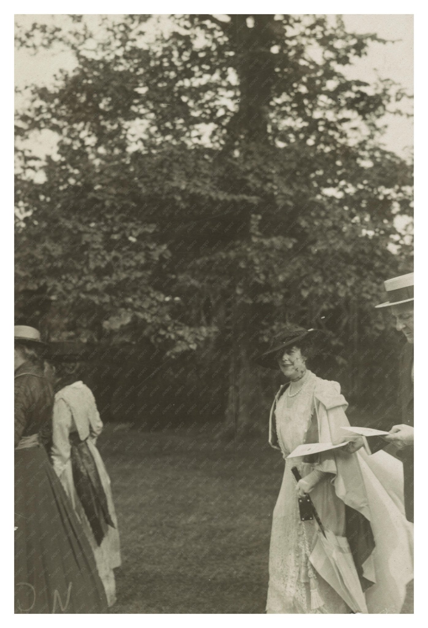Mrs. George Widener at 1915 Newport Fashion Fete Vintage Photo - Available at KNOWOL