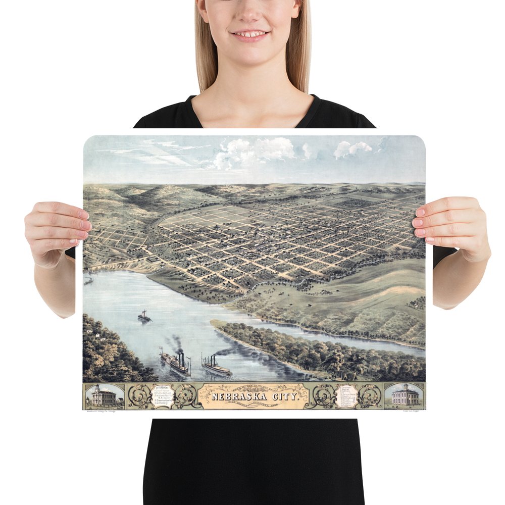 Nebraska City, NE 1868 - Available at KNOWOL