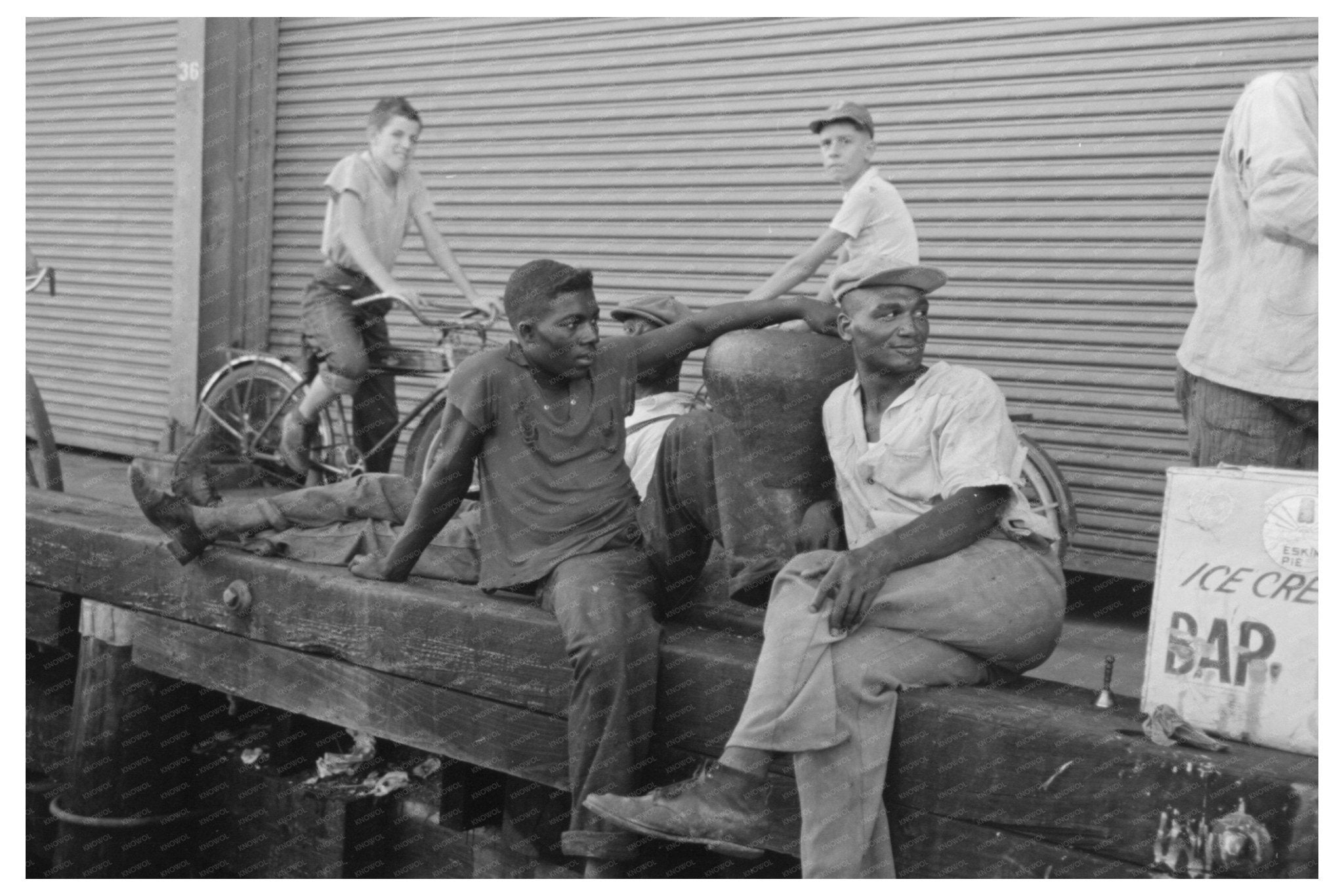 New Orleans Dock Scene September 1938 Vintage Photo - Available at KNOWOL