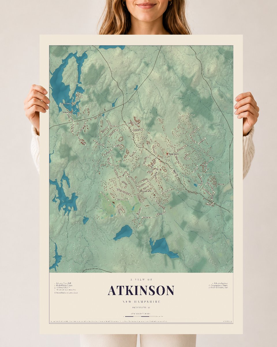 NH Current Atlas 2026 | Atkinson | 24" x 36" | Archival Matte Print