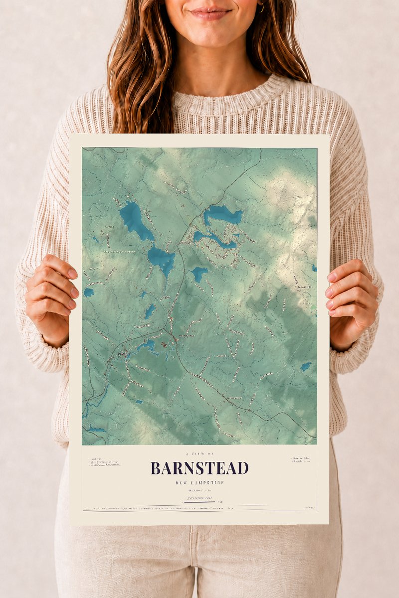 NH Current Atlas 2026 | Barnstead | 12" x 18" | Archival Matte Print