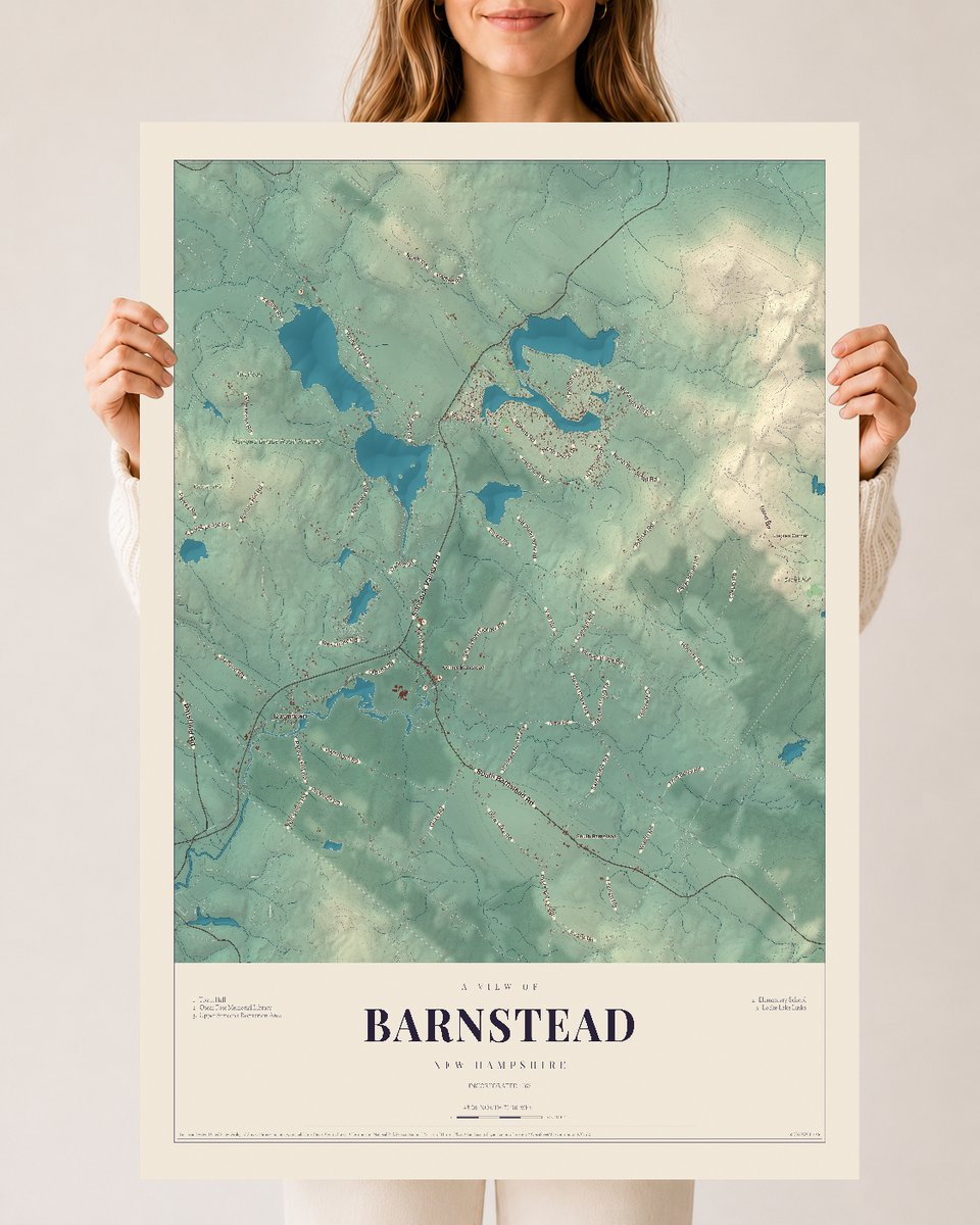 NH Current Atlas 2026 | Barnstead | 24" x 36" | Archival Matte Print