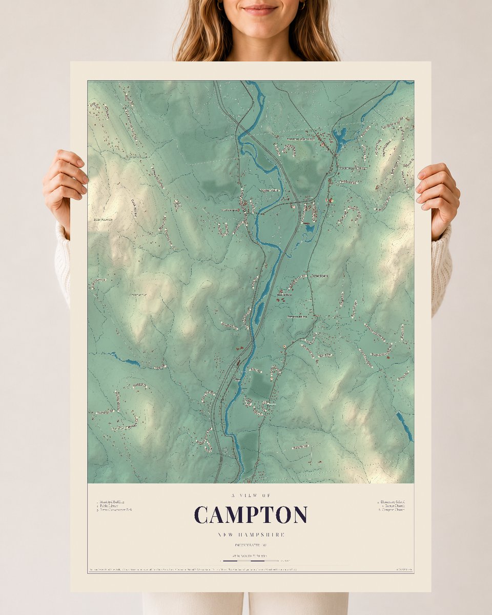 NH Current Atlas 2026 | Campton | 24" x 36" | Archival Matte Print