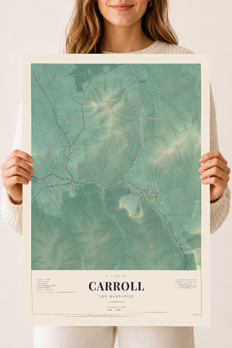 NH Current Atlas 2026 | Carroll | 18" x 24" | Archival Matte Print