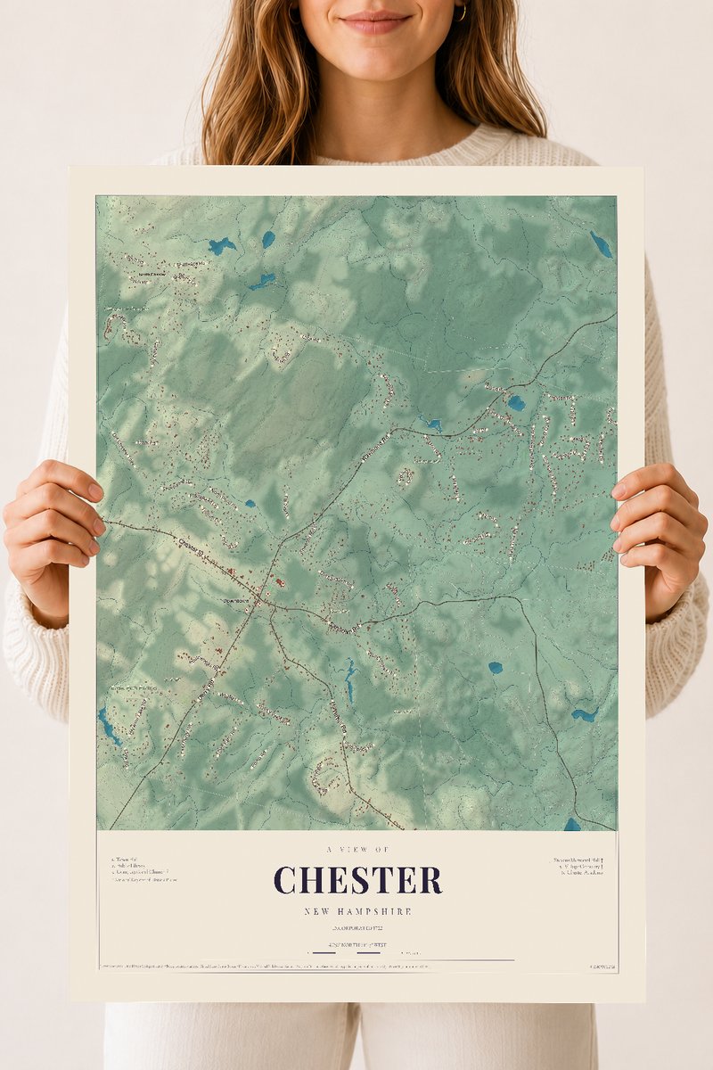NH Current Atlas 2026 | Chester | 18" x 24" | Archival Matte Print