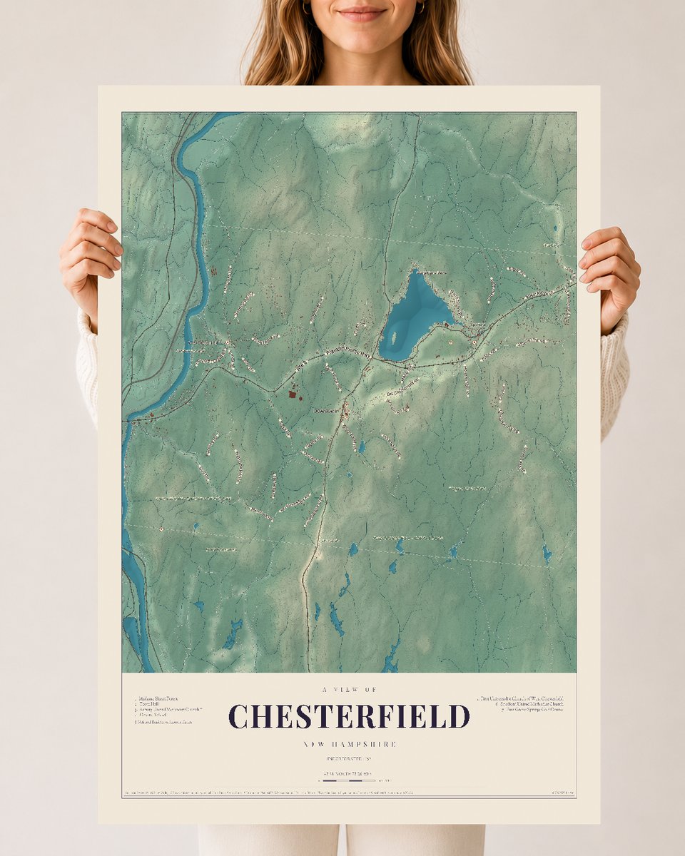 NH Current Atlas 2026 | Chesterfield | 24" x 36" | Archival Matte Print