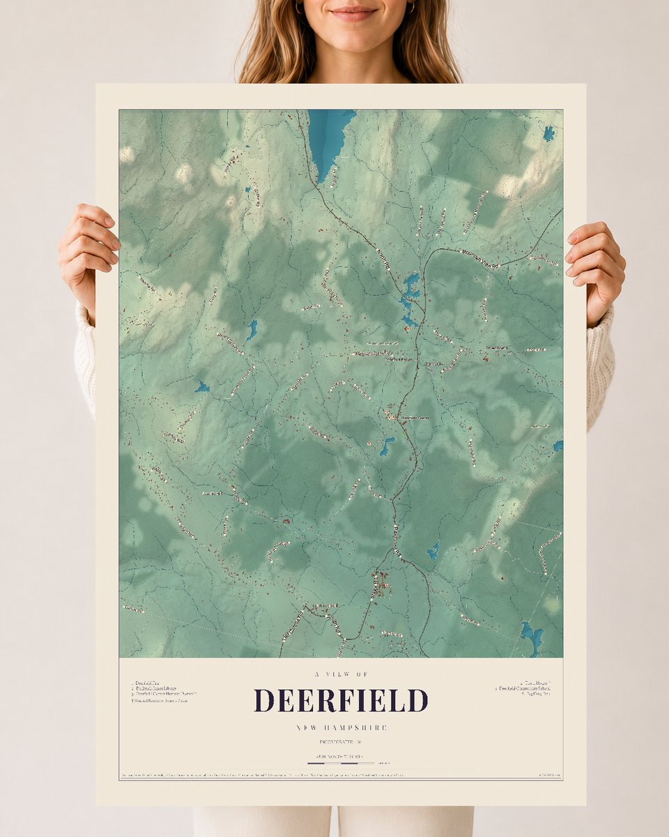 NH Current Atlas 2026 | Deerfield | 24" x 36" | Archival Matte Print