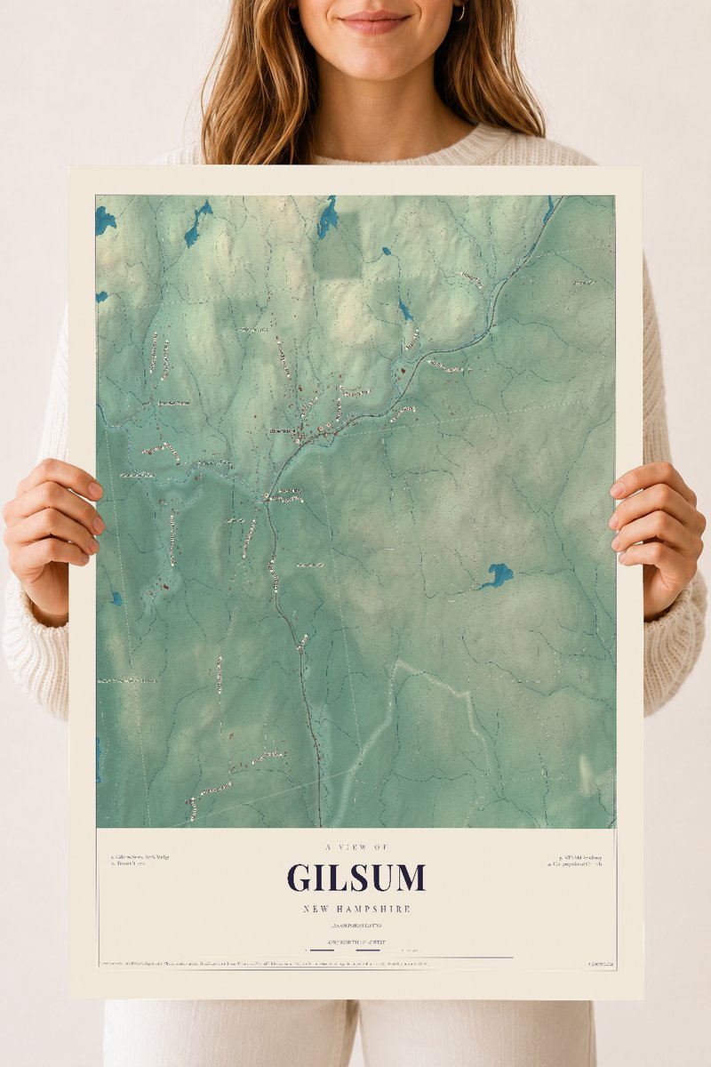 NH Current Atlas 2026 | Gilsum | 18" x 24" | Archival Matte Print