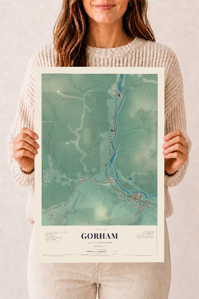 NH Current Atlas 2026 | Gorham | 12" x 18" | Archival Matte Print