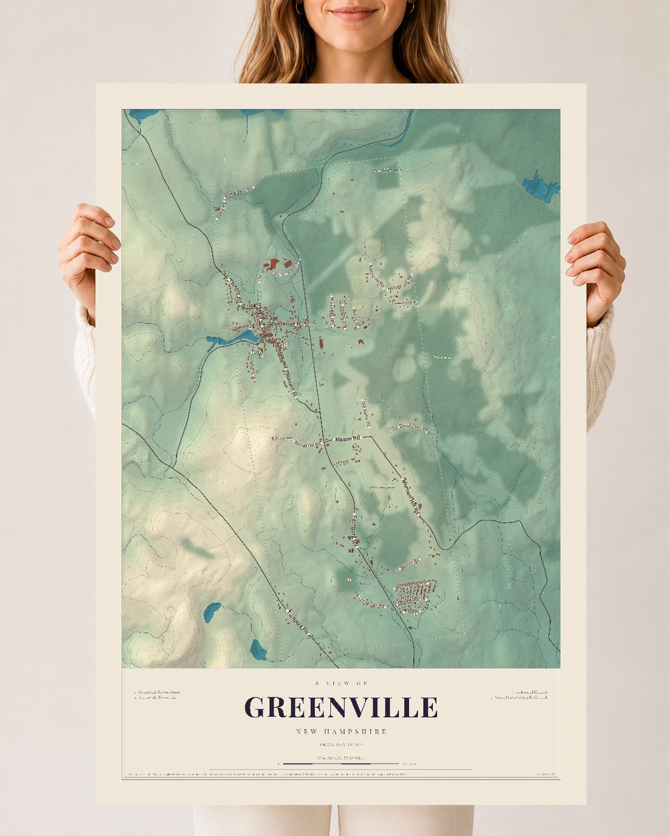 NH Current Atlas 2026 | Greenville | 24" x 36" | Archival Matte Print