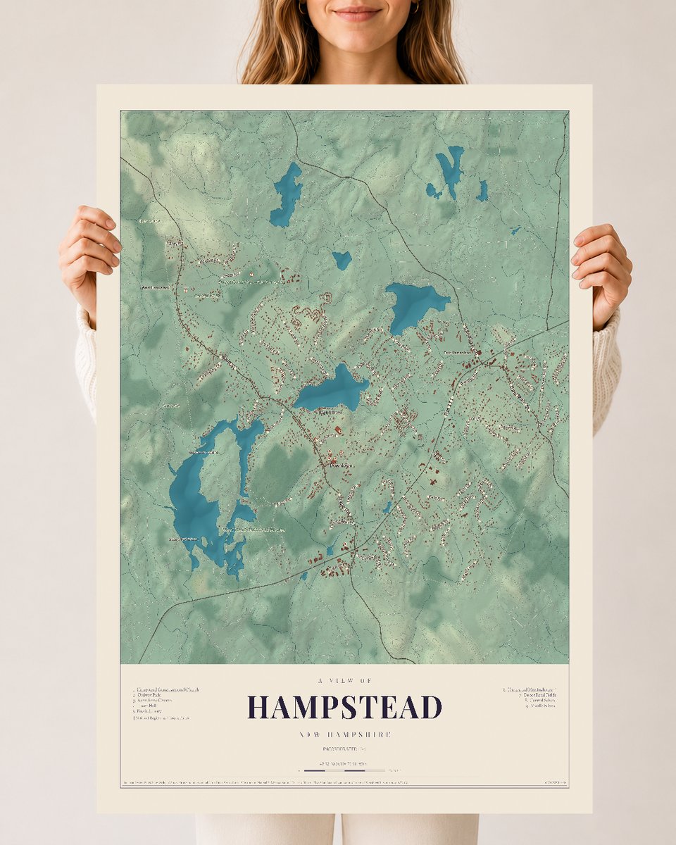 NH Current Atlas 2026 | Hampstead | 24" x 36" | Archival Matte Print