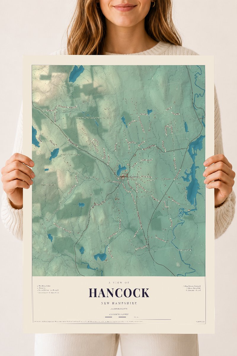 NH Current Atlas 2026 | Hancock | 18" x 24" | Archival Matte Print