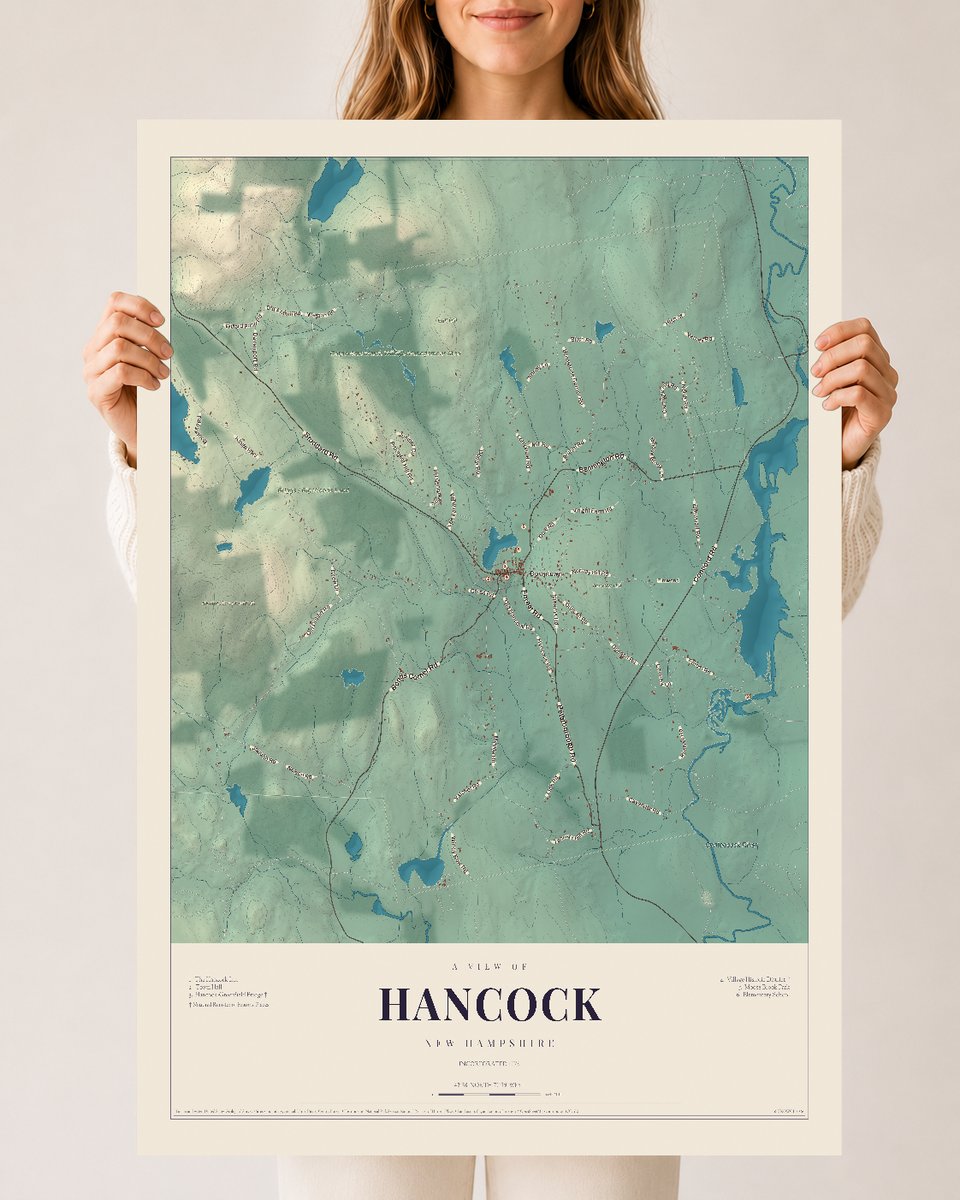 NH Current Atlas 2026 | Hancock | 24" x 36" | Archival Matte Print