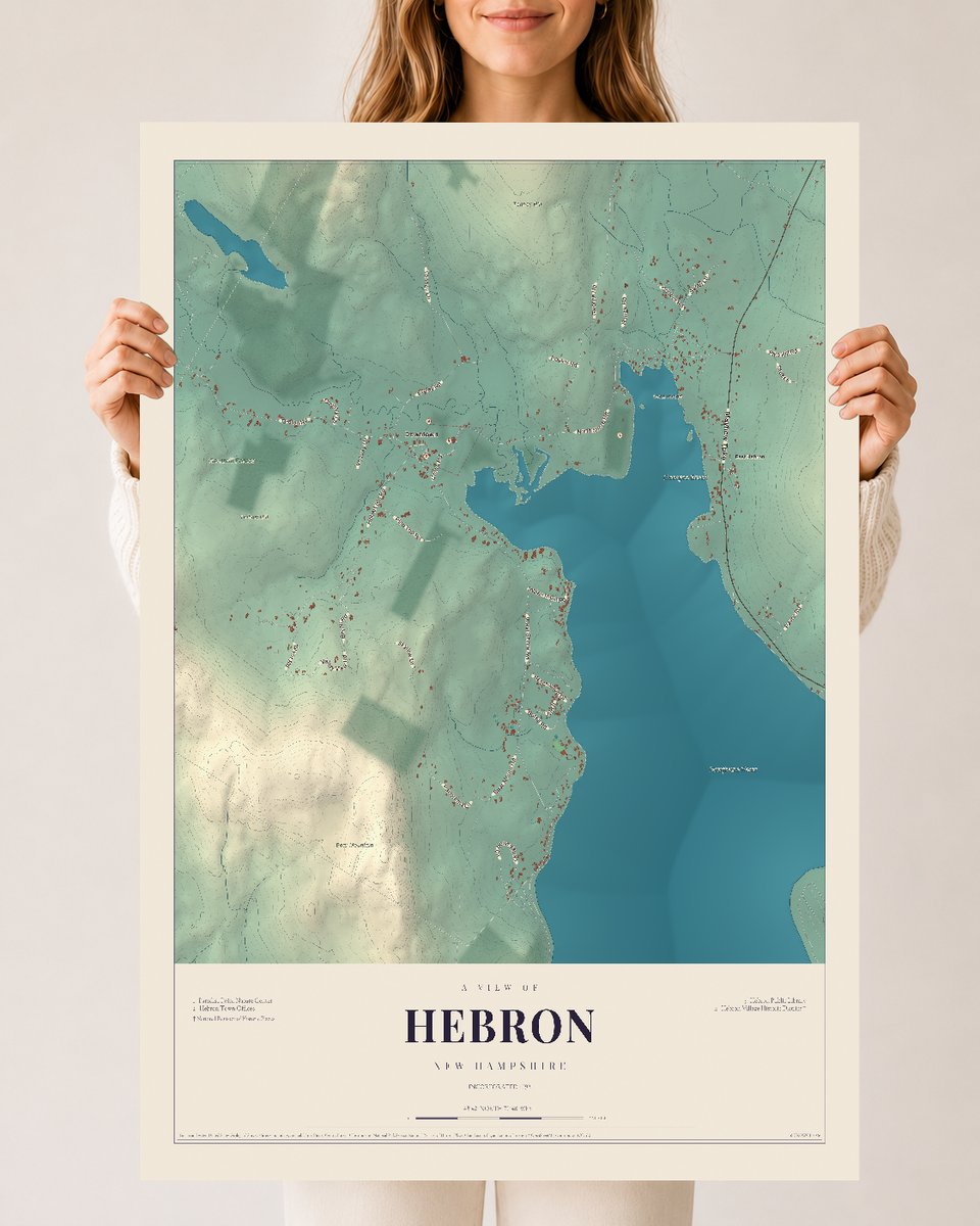 NH Current Atlas 2026 | Hebron | 24" x 36" | Archival Matte Print