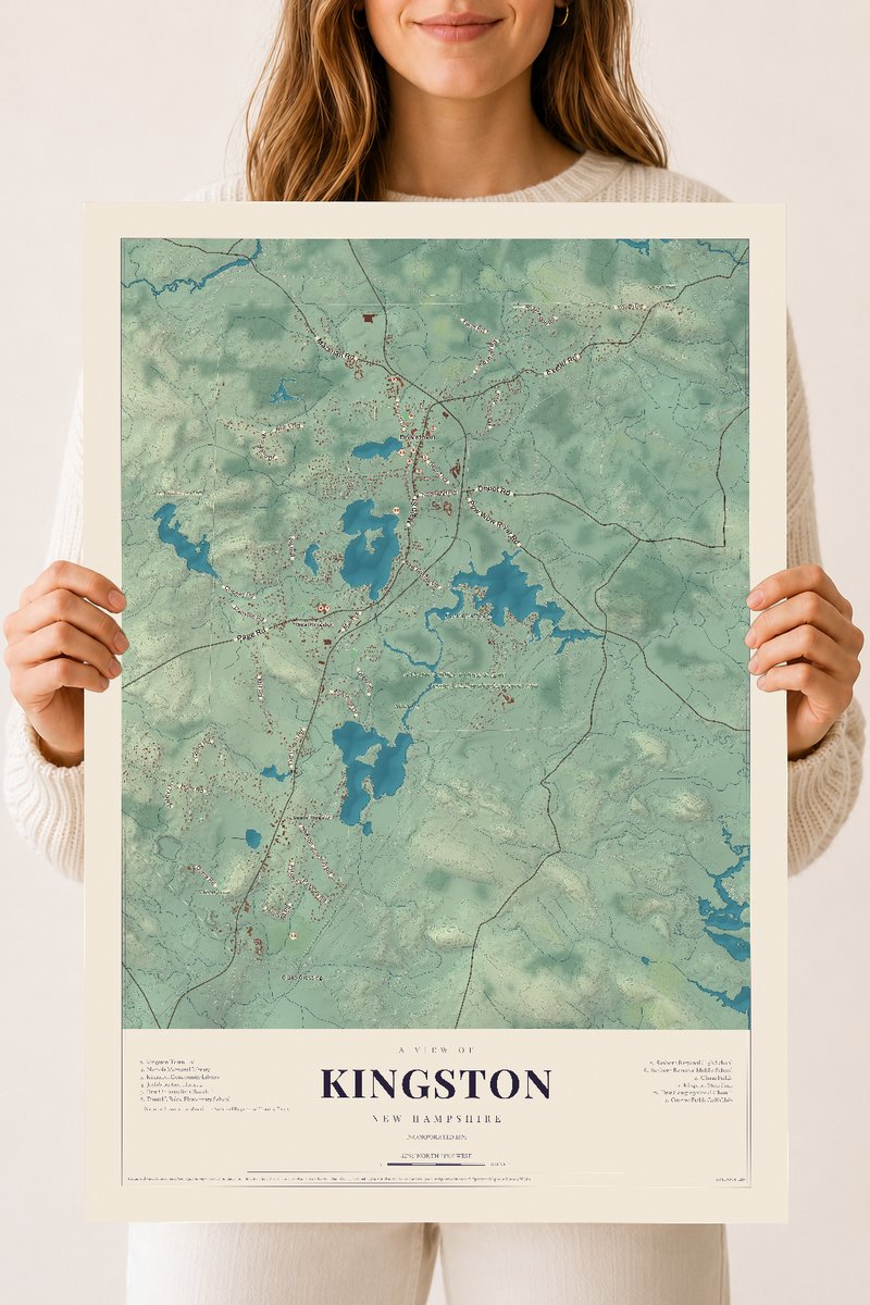 NH Current Atlas 2026 | Kingston | 18" x 24" | Archival Matte Print