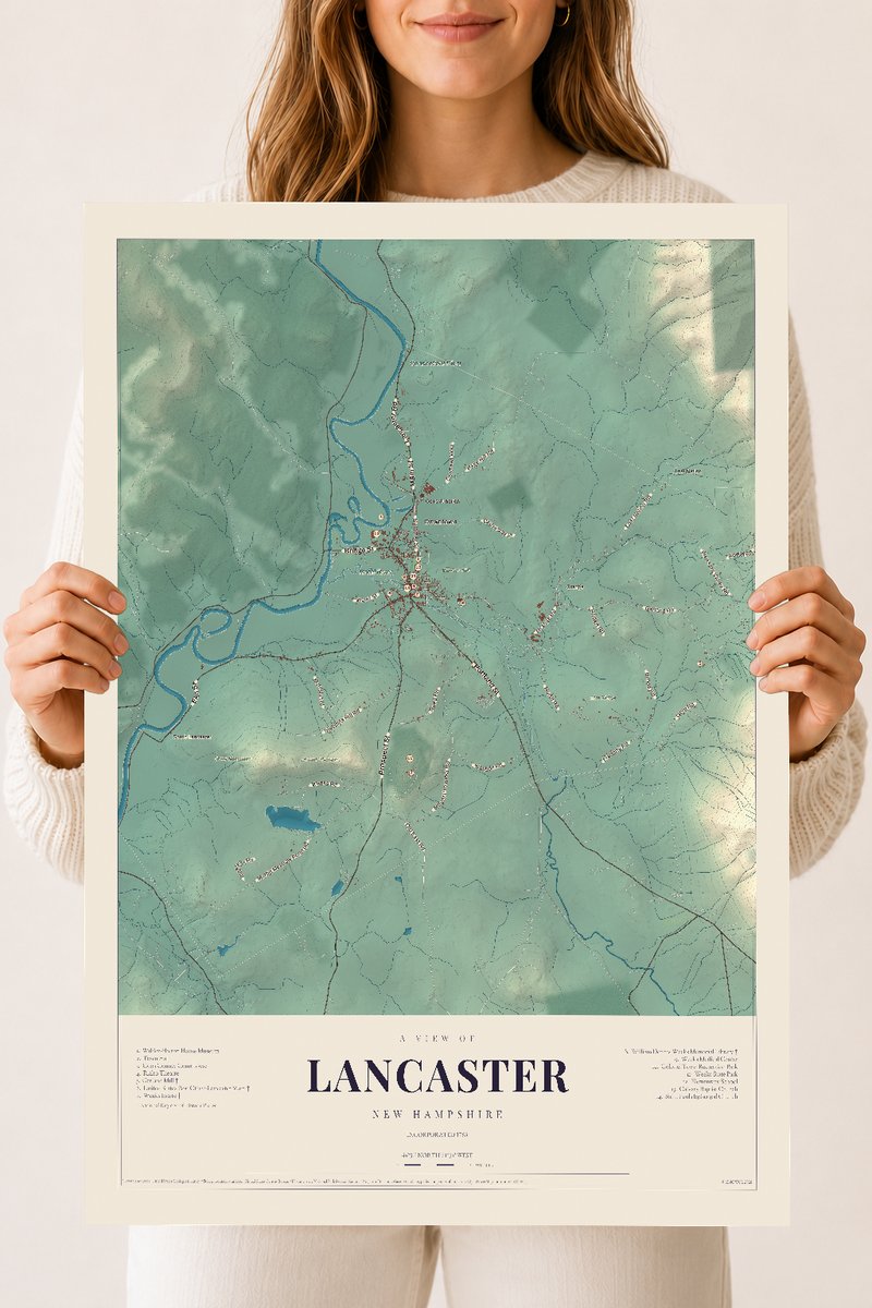 NH Current Atlas 2026 | Lancaster | 18" x 24" | Archival Matte Print