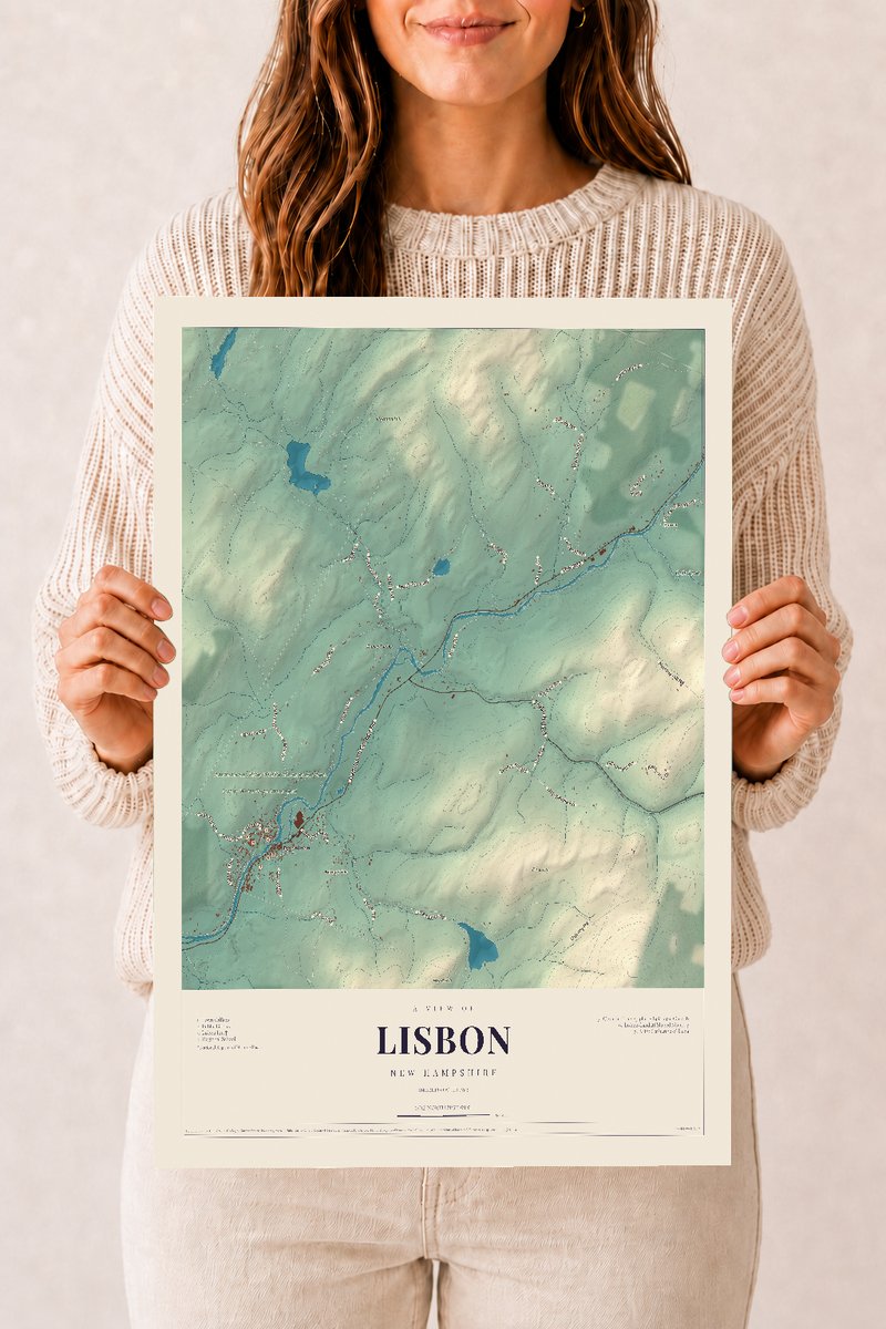 NH Current Atlas 2026 | Lisbon | 12" x 18" | Archival Matte Print