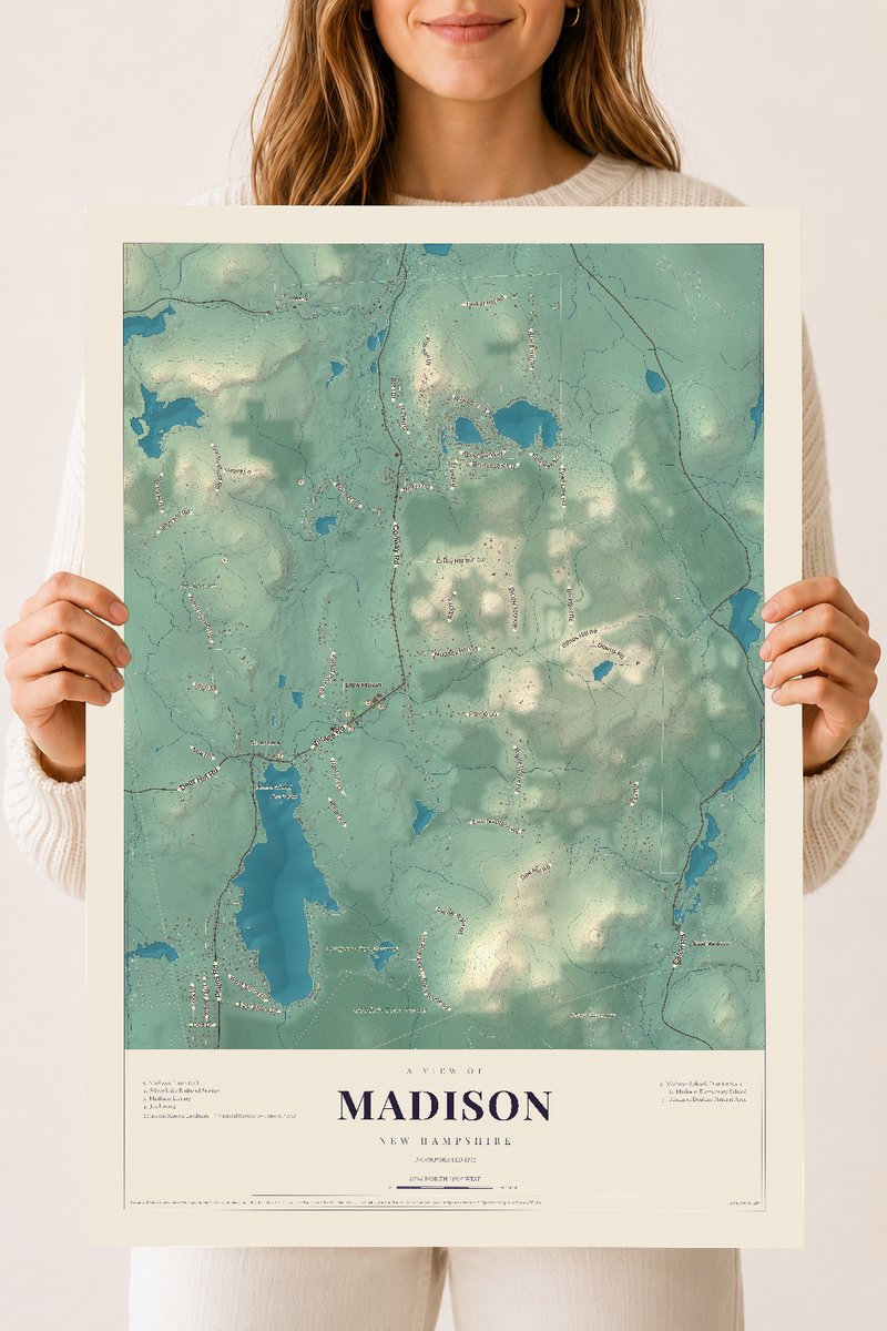NH Current Atlas 2026 | Madison | 18" x 24" | Archival Matte Print
