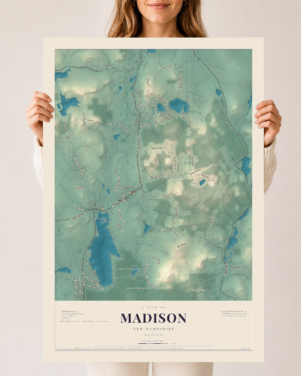 NH Current Atlas 2026 | Madison | 24" x 36" | Archival Matte Print