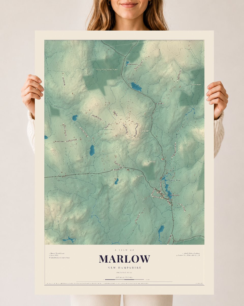 NH Current Atlas 2026 | Marlow | 24" x 36" | Archival Matte Print