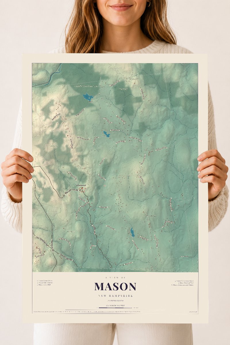 NH Current Atlas 2026 | Mason | 18" x 24" | Archival Matte Print