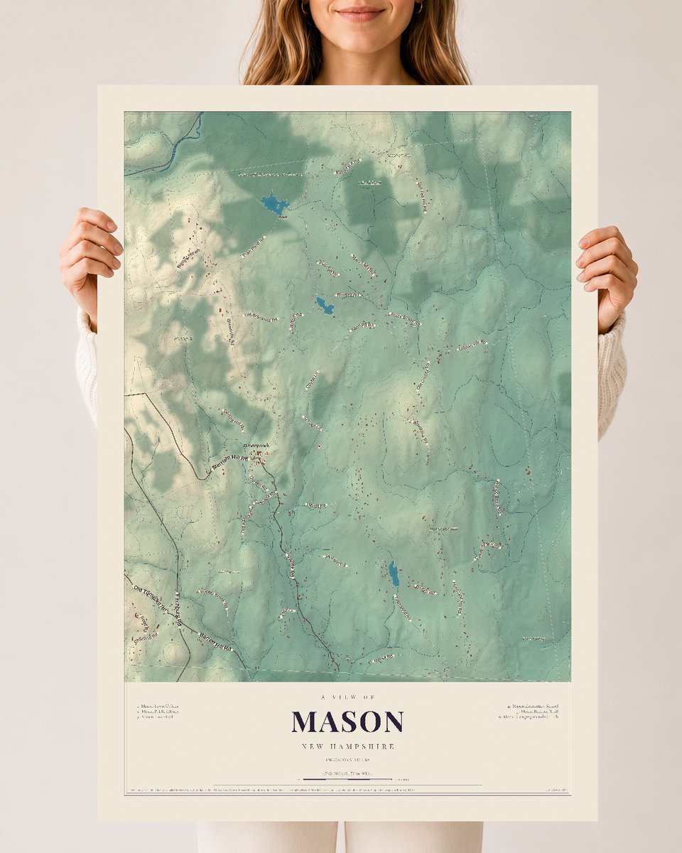 NH Current Atlas 2026 | Mason | 24" x 36" | Archival Matte Print