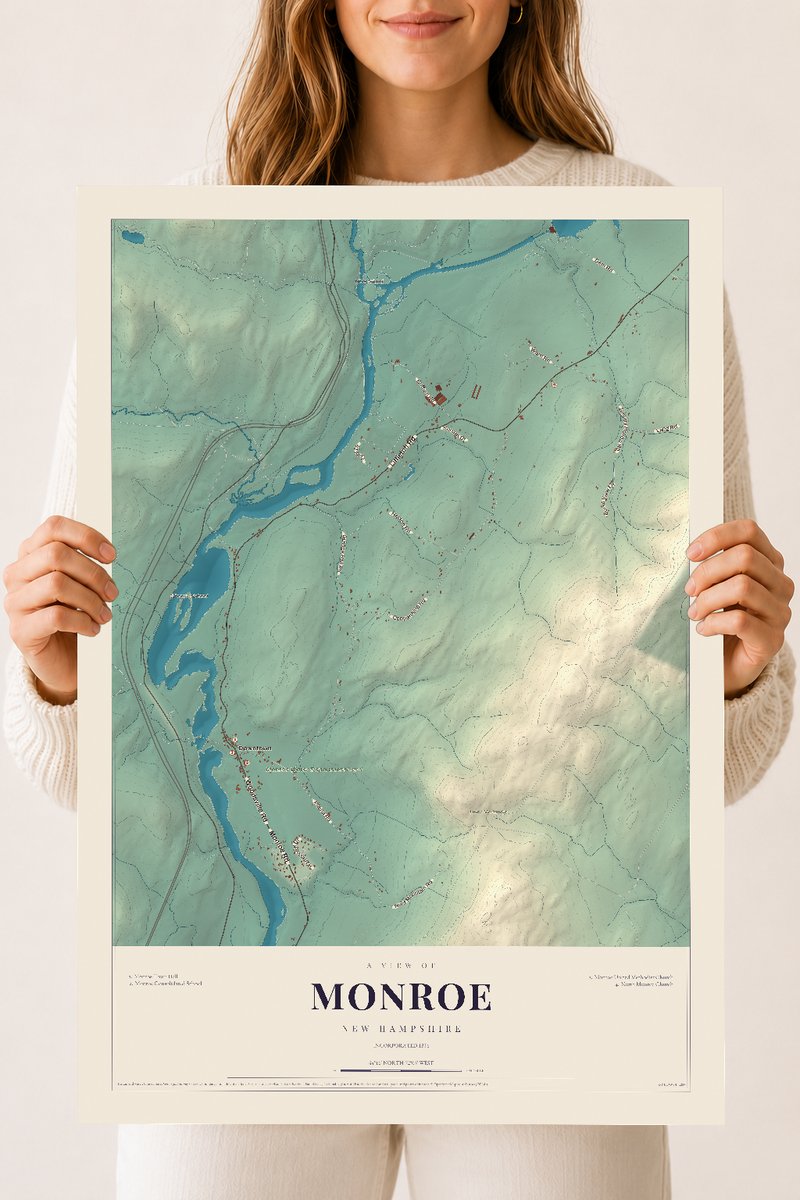 NH Current Atlas 2026 | Monroe | 18" x 24" | Archival Matte Print