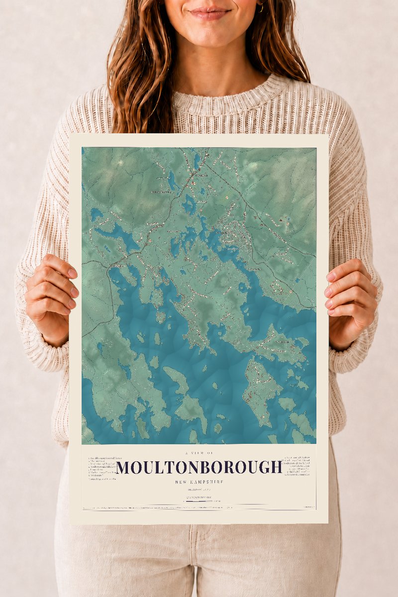 NH Current Atlas 2026 | Moultonborough | 12" x 18" | Archival Matte Print