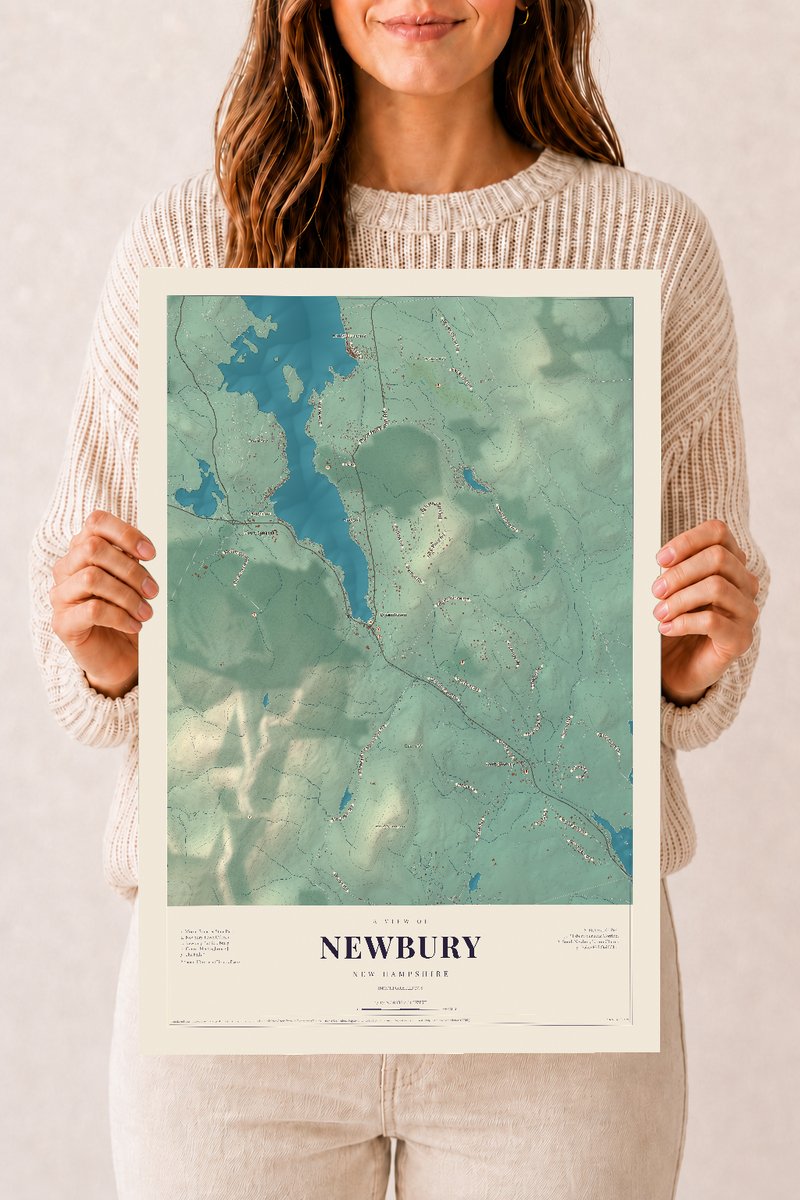 NH Current Atlas 2026 | Newbury | 12" x 18" | Archival Matte Print