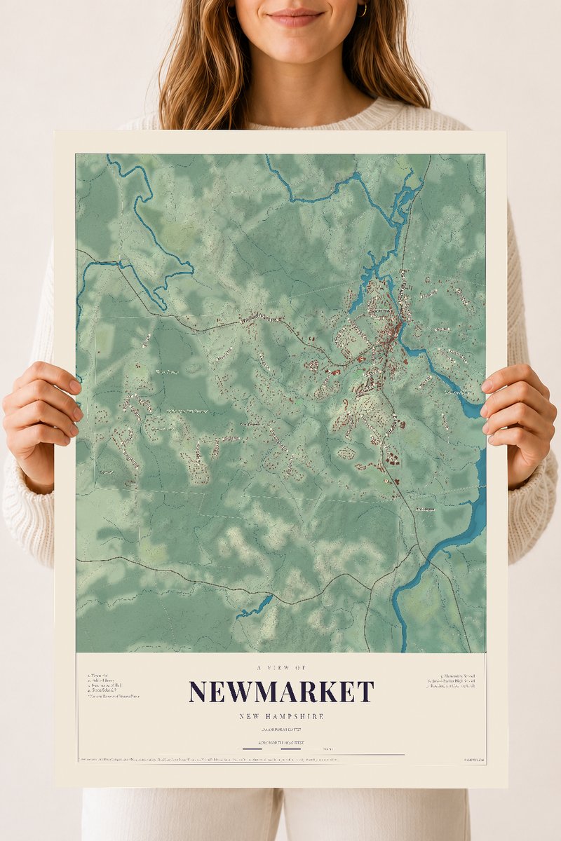 NH Current Atlas 2026 | Newmarket | 18" x 24" | Archival Matte Print