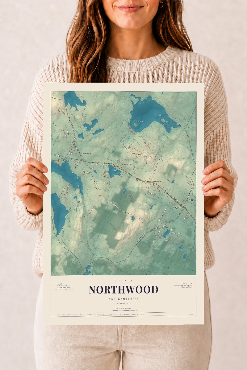NH Current Atlas 2026 | Northwood | 12" x 18" | Archival Matte Print