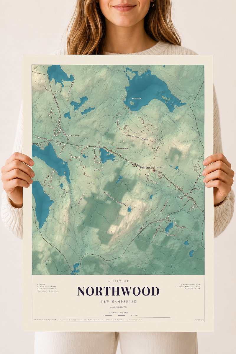 NH Current Atlas 2026 | Northwood | 18" x 24" | Archival Matte Print