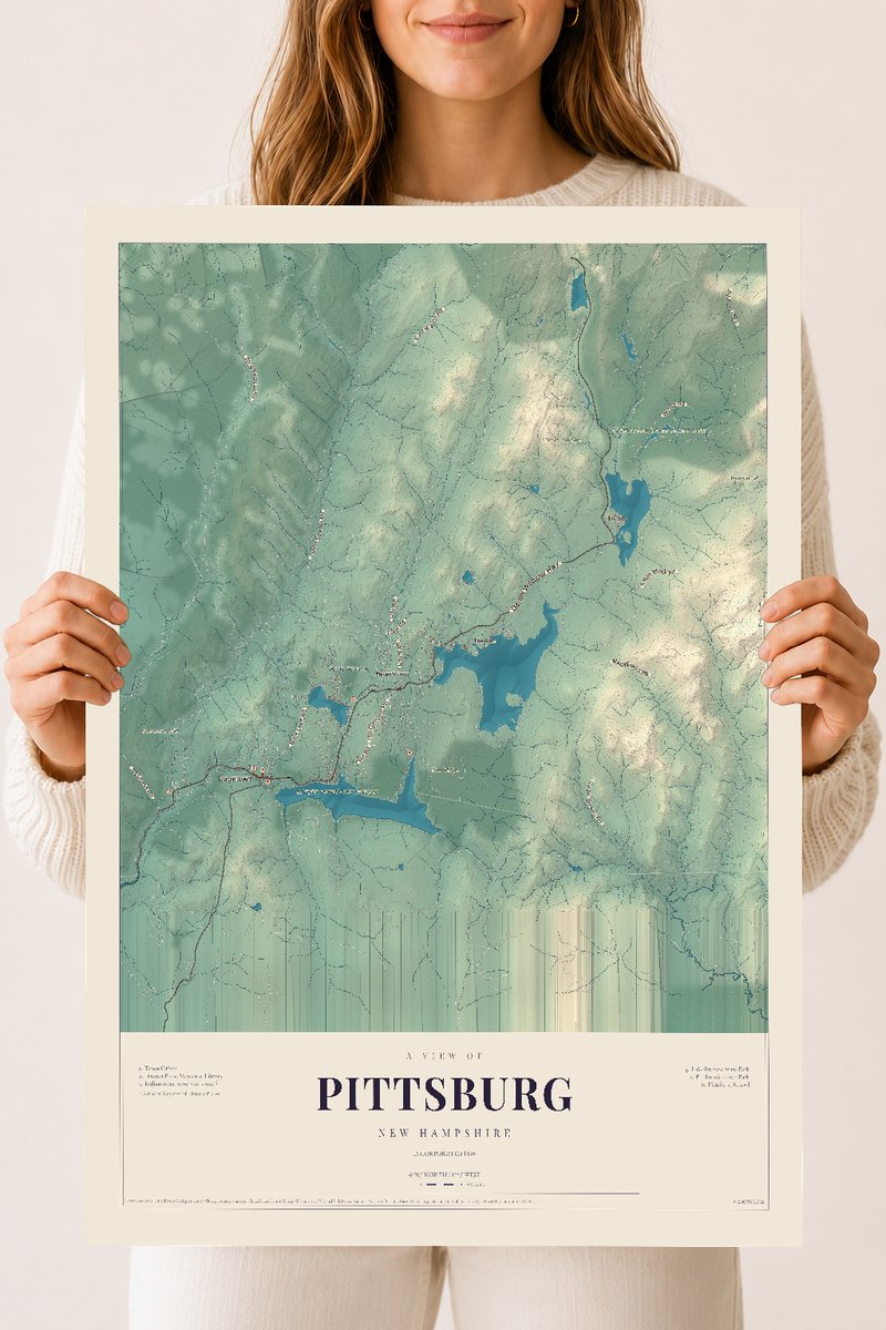 NH Current Atlas 2026 | Pittsburg | 18" x 24" | Archival Matte Print